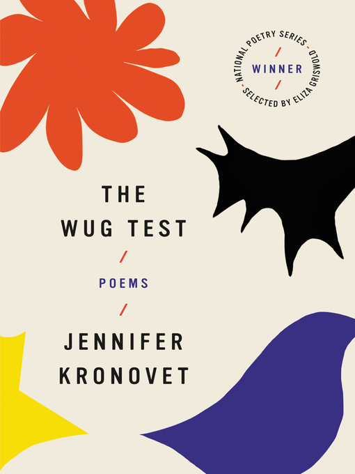 Title details for The Wug Test by Jennifer Kronovet - Available